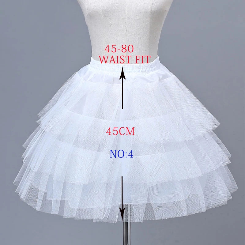Many Styles Flower Girls Petticoat Underskirt Cosplay Party Short Dress Jupon Fille Lolita Ballet Tutu Skirt Enaguas Sottogonna