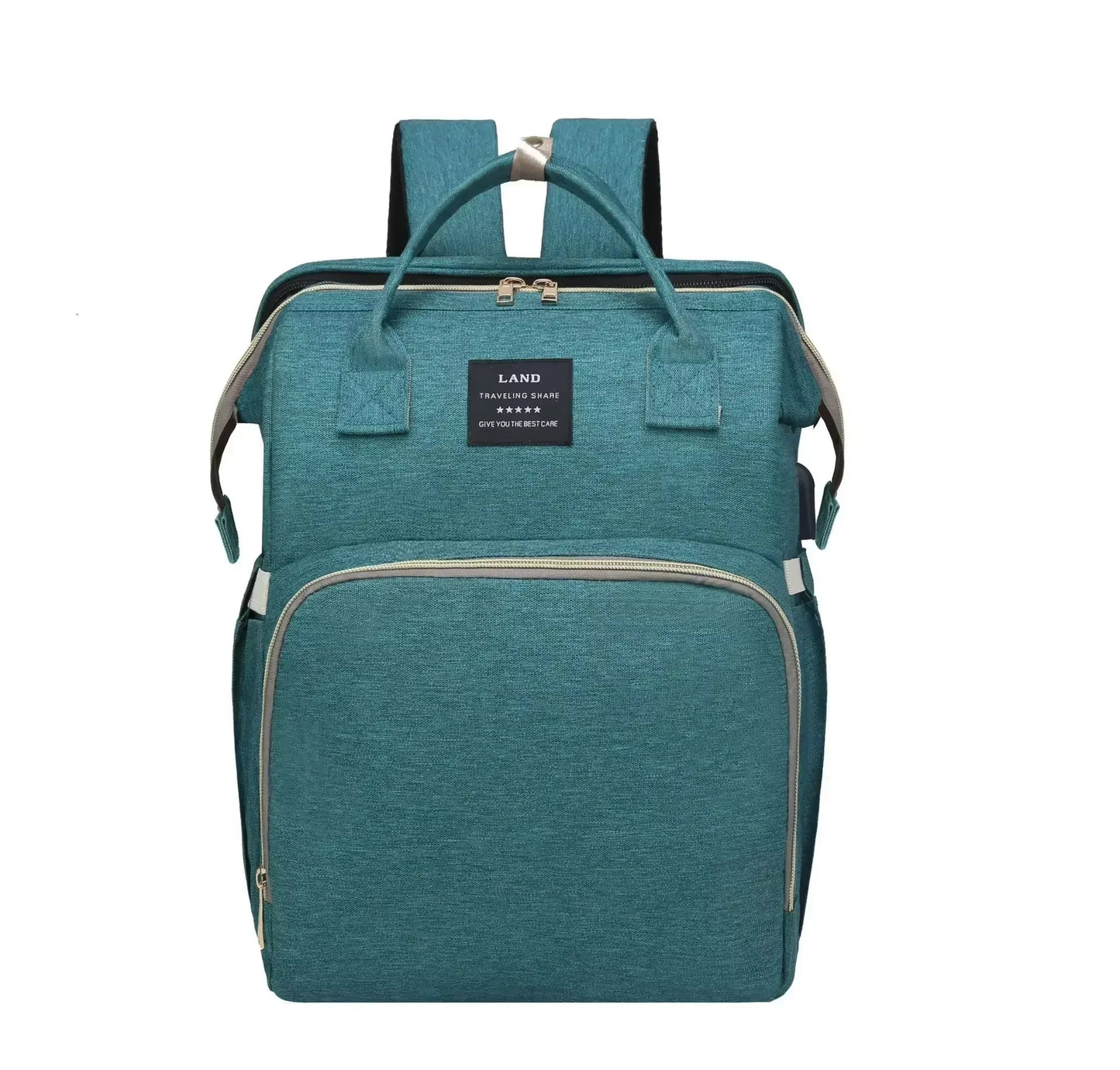 Folding Mommy Bag Portable Folding Crib Bed Large-Capacity Baby Backpack Female Mommy Outting Bag Activity Diaper Bag Nappy Bags