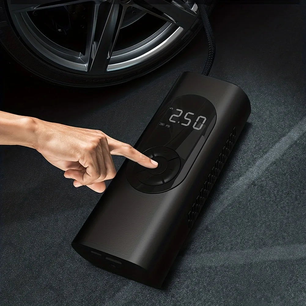 Multifunctional Intelligent Inflator Pump Wireless Smart Digital Display Tire Pump Portable Car Air Compressor, for Motorcycle B