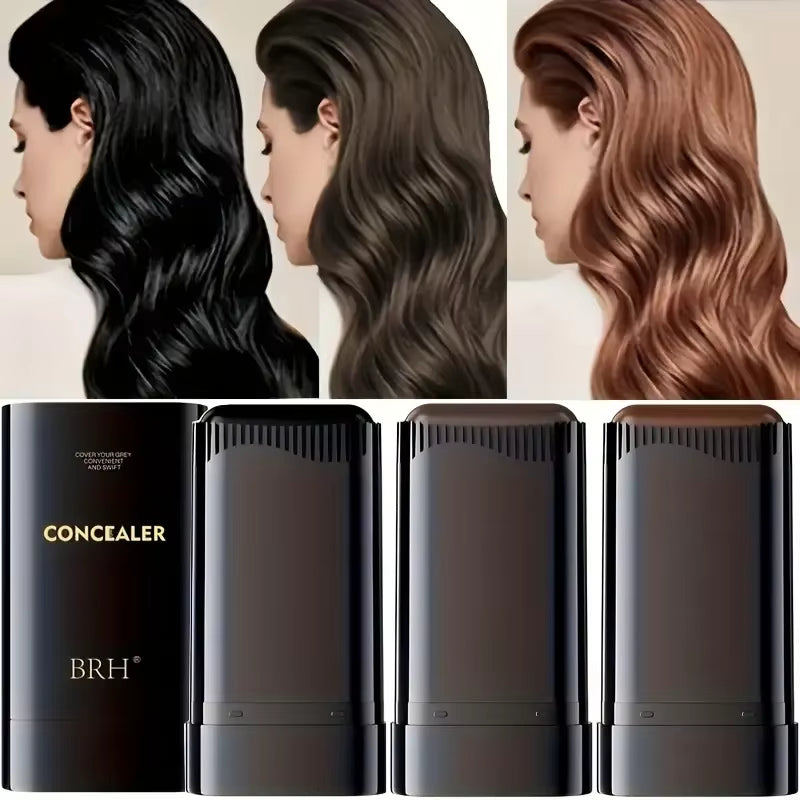 3 Colors Hair Stick to Cover White Hair without Fading,Disposable Hair Dye Stick,Plant Hair Dye,Roots Hair Color Replenishment