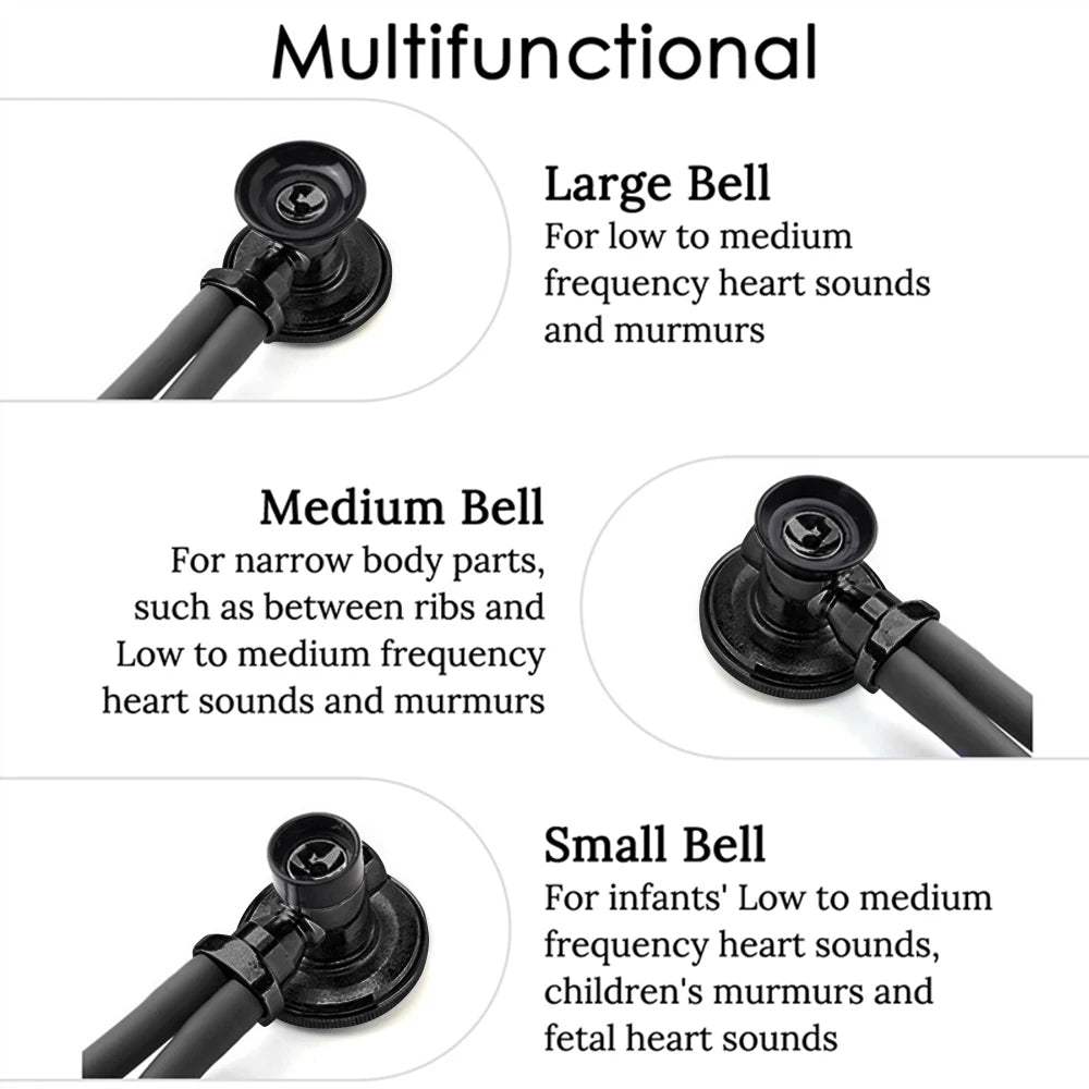 Doctor Medical Devices Multifunctional Dual Head Stethoscope Doctor Professional Phonendoscope Medical Cardiology Double-Sided