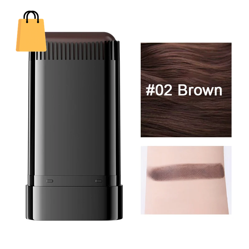 Hair Dye Stick with Built-In Comb,Easy Twist Applicator,Waterproof & Sweatproof,Long-Lasting Color, Covers Gray,Idea for Daily