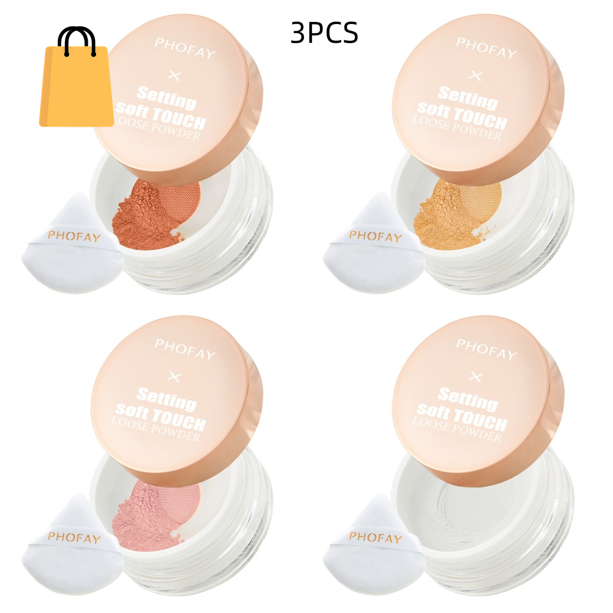PHOFAY Setting Soft Touch Loose Powder