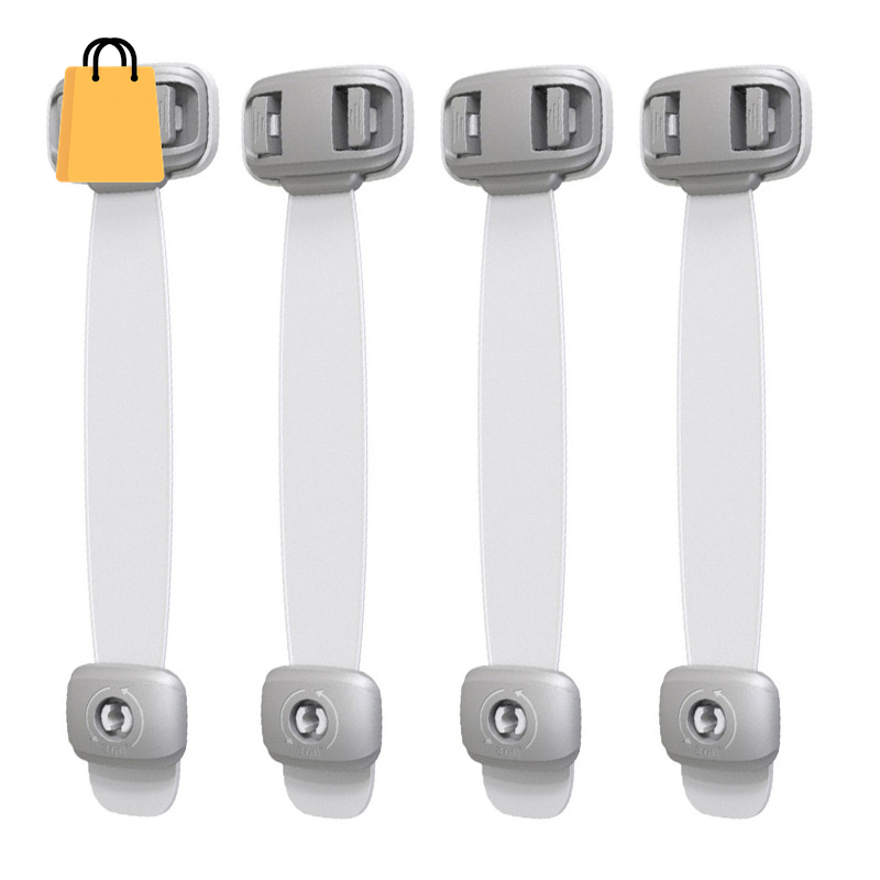 Home Baby Safety Protection Lock Anti-Clip Hand Door Closet Cabinet Locks Fo Fridge Cabinet Drawer Box Safe Lock for Kids No Tools or Drilling Child Safety Cabinet Proofing Cabinet Drawer Door Latches