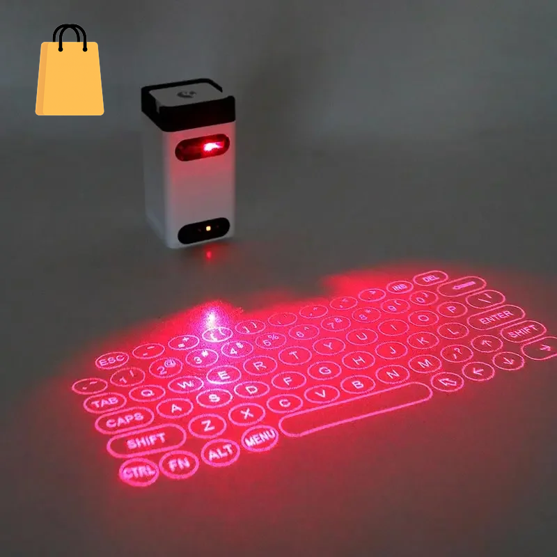 Virtual Laser Keyboard Bluetooth Wireless Touch Projector Phone Keyboards for Computer Iphone Pad Laptop with Mouse Function