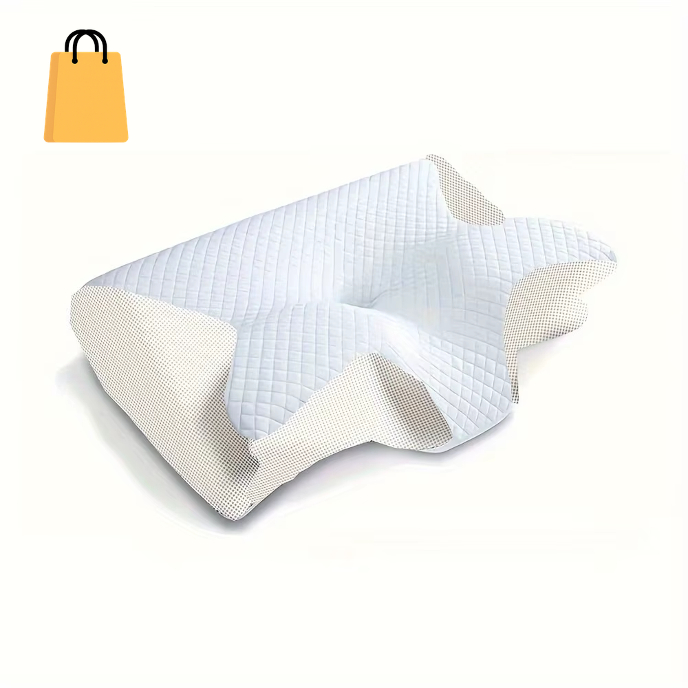 Ergonomic Cotton Snack Pillow with Comfortable Sleeping Design, Soft and Lightweight, Perfect for Side, Back and Abdominal Sleep