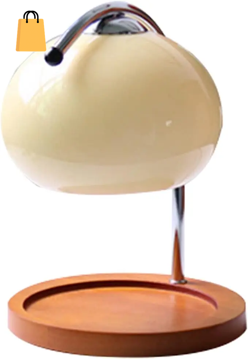 Aroma Candle Melting Lamparomatherapy Glass Candle Table Lamp Bedroom Bedside Atmosphere Melting Wax Lamp Study Office Home Deco