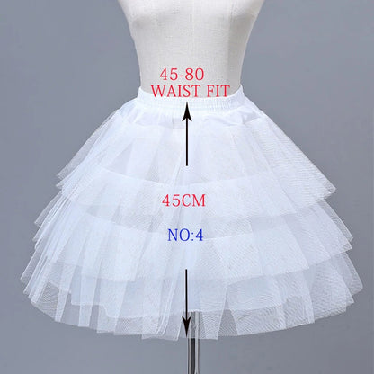 Many Styles Flower Girls Petticoat Underskirt Cosplay Party Short Dress Jupon Fille Lolita Ballet Tutu Skirt Enaguas Sottogonna