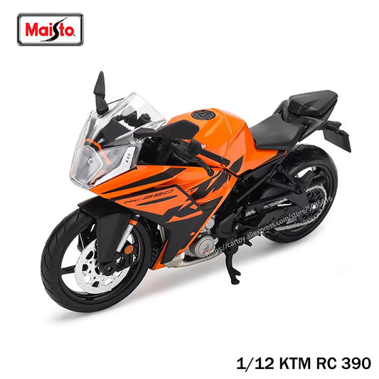 1:12 KTM Series KTM RC 390 690 DUKE 1290 Simulation Alloy Motocross Authorized Motorcycle Model Toy Car Collecting Gifts