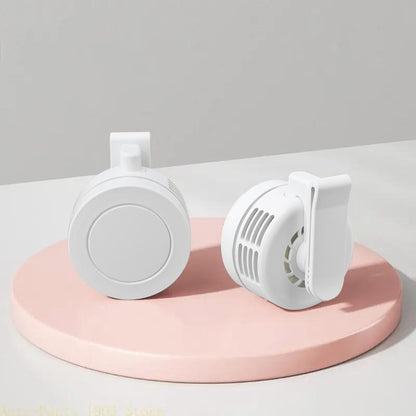 Portable Silent Mini Bladeless Electric Fan,Adjustable 3-Speed Suspended Waist Fans, Smal!Phone Cooling Fan, Personal Fan, Rotating Bodyfan Suitable for Outdoor Travel Fathersdaygift