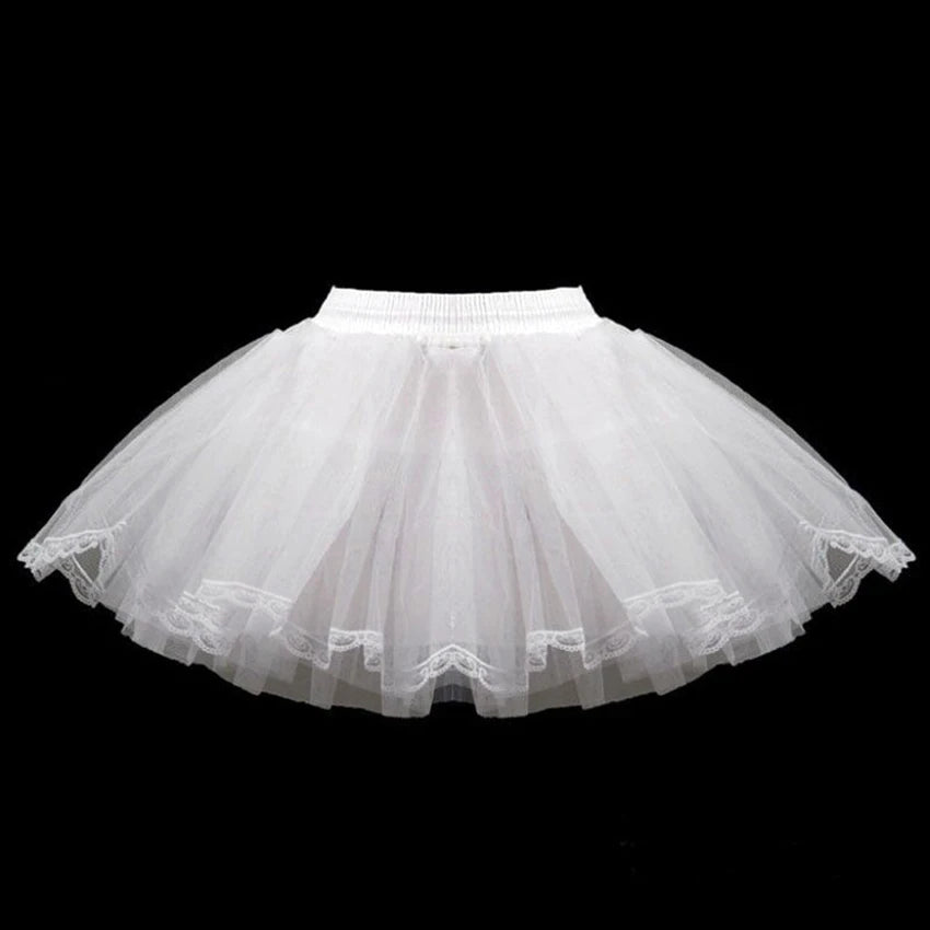 Many Styles Flower Girls Petticoat Underskirt Cosplay Party Short Dress Jupon Fille Lolita Ballet Tutu Skirt Enaguas Sottogonna