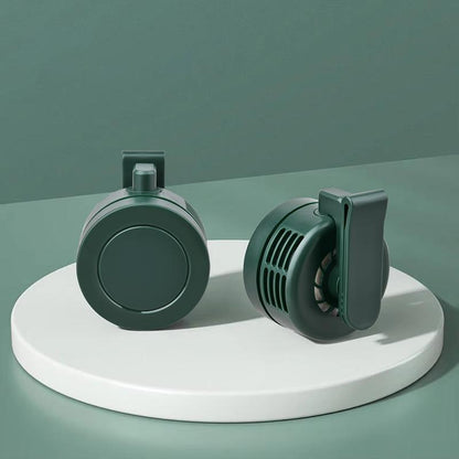 Portable Silent Mini Bladeless Electric Fan,Adjustable 3-Speed Suspended Waist Fans, Smal!Phone Cooling Fan, Personal Fan, Rotating Bodyfan Suitable for Outdoor Travel Fathersdaygift