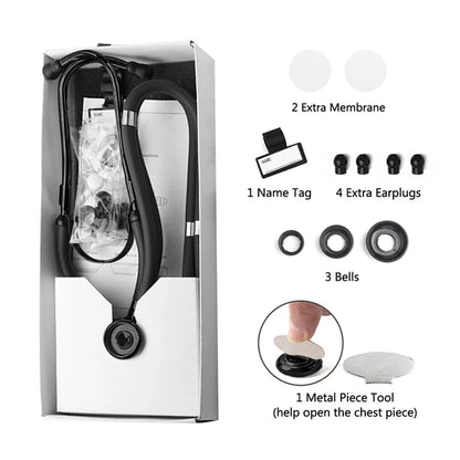 Doctor Medical Devices Multifunctional Dual Head Stethoscope Doctor Professional Phonendoscope Medical Cardiology Double-Sided