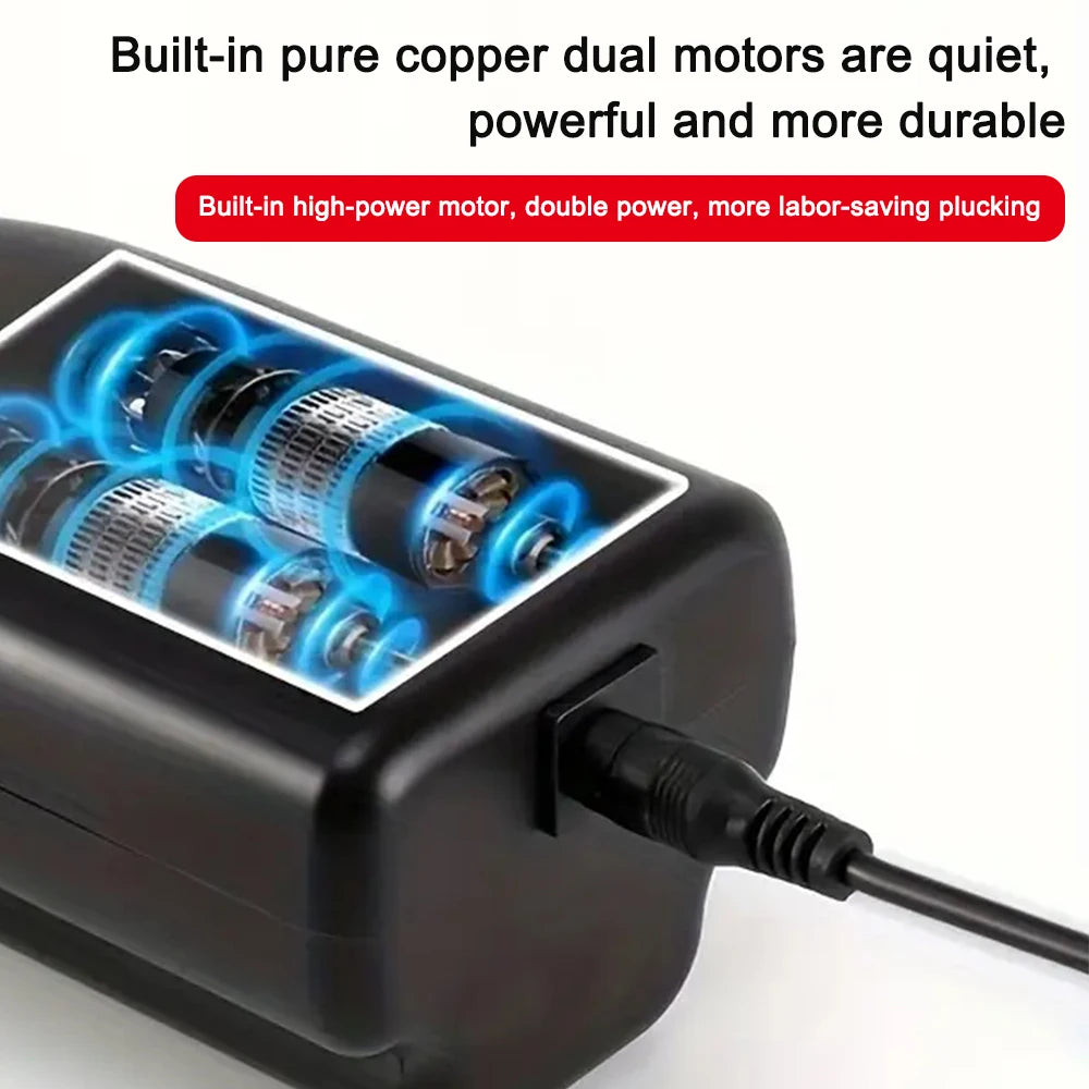 Poultry Electric Feather Plucker Quick Chicken Plucker Efficient Feather Remover Duck Goose Farm Animal Hair Plucking Device