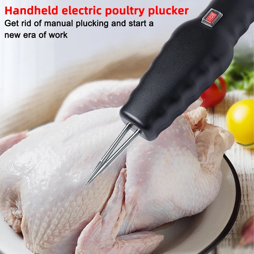 Poultry Electric Feather Plucker Quick Chicken Plucker Efficient Feather Remover Duck Goose Farm Animal Hair Plucking Device