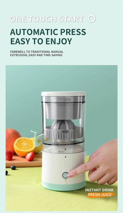 Wireless Juicer Automatic Orange Lemon Juicer USB Charge Juice Separator Portable Fruit Extractor Squeezer Pressure Juicers