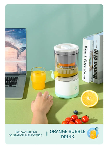 Wireless Juicer Automatic Orange Lemon Juicer USB Charge Juice Separator Portable Fruit Extractor Squeezer Pressure Juicers