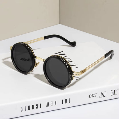 Polarized round Sunglasses ND9 Adjustable Dimming Sun Glasses Men Women Retro Punk Men'S Fishing Eyeglasses Outdoor Shades UV400