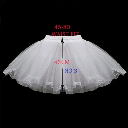 Many Styles Flower Girls Petticoat Underskirt Cosplay Party Short Dress Jupon Fille Lolita Ballet Tutu Skirt Enaguas Sottogonna