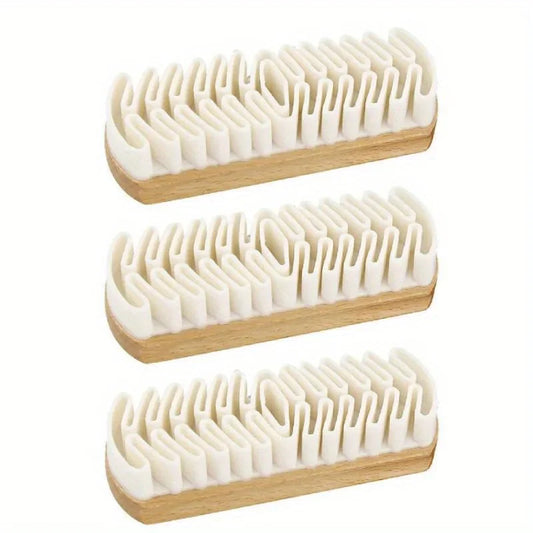 Leather Brush for Suede Boots Bags Scrubber Cleaner White Rubber Crepe Shoe Brush Household Necessary