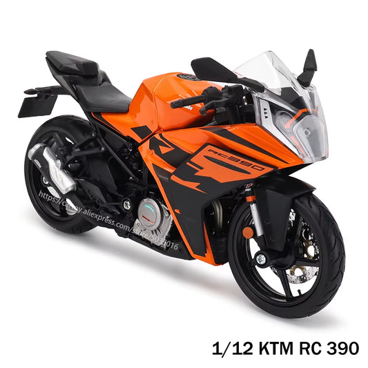 1:12 KTM Series KTM RC 390 690 DUKE 1290 Simulation Alloy Motocross Authorized Motorcycle Model Toy Car Collecting Gifts