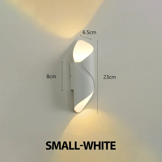 Creative Design LED Wall Lamp 10W Indoor Wall Lights Waterproof Outdoor Modern Nordic Sconce Lamp Interior Home Decor Lámparas