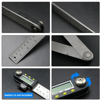 0-200/300Mm Digital Protractor Angle Ruler Electron Goniometer Angle Finder Meter Angle Gauge Measuring Tools