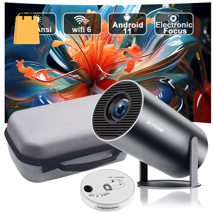 HY300 plus HD Projector Portatil 4K 1280X720P Android LED Video Home Theater Cinema Phone Mini Proyector Movie HY300 Pro