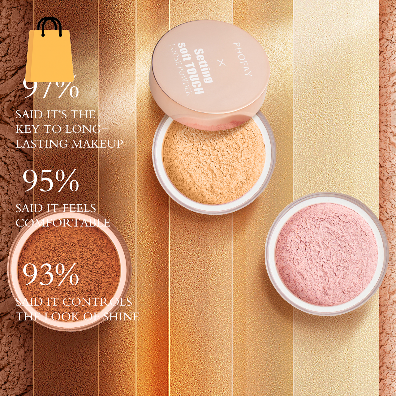 PHOFAY Setting Soft Touch Loose Powder