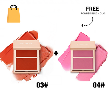 PHOFAY Double-Take Cream & Powder Blush Duo
