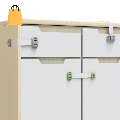 Home Baby Safety Protection Lock Anti-Clip Hand Door Closet Cabinet Locks Fo Fridge Cabinet Drawer Box Safe Lock for Kids No Tools or Drilling Child Safety Cabinet Proofing Cabinet Drawer Door Latches