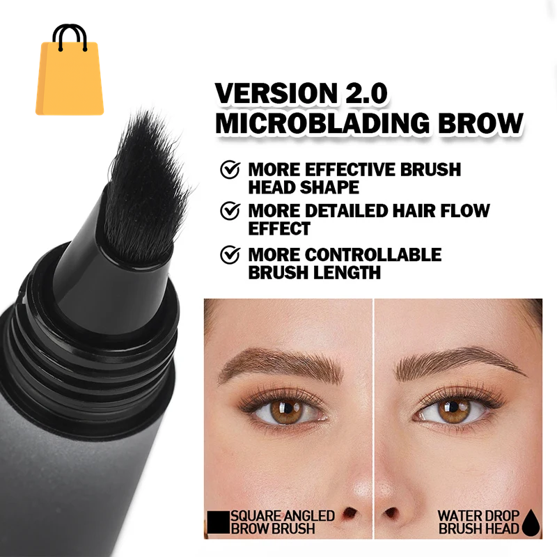 Eyebrow Pencil Makeup Black Brown Tint Eyebrow Ink Dye Hairline Waterproof 3D Brush Natural Wild Eyebrow Marker Enhancers Cream