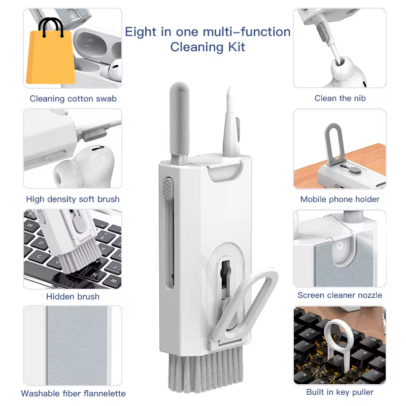 20 in 1/8 in 1 Digital Camera Headset Mobile Phone Laptop Keyboard Cleaning Tool Set Cleaning Brush Clean Pen for Airpods Pro