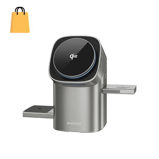 Qi2 Auto-Rotate Touch Magnetic 3 in 1 Wireless Charger Fast Charging 15W for Iphone 12/13/14/15/16, for Iwatch & Airpods