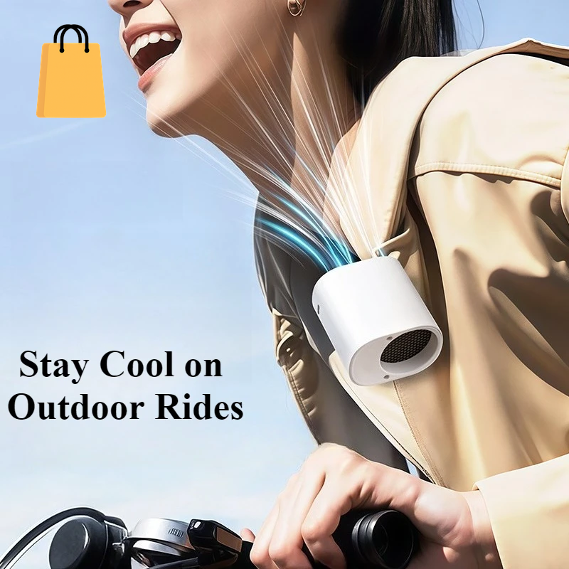 Portable Car Clip Fan 360° Rotatable 100 Speed Wind 12V USB Rechargeable Electric Fan Low Noise Mini Fan Clamp Anywhere