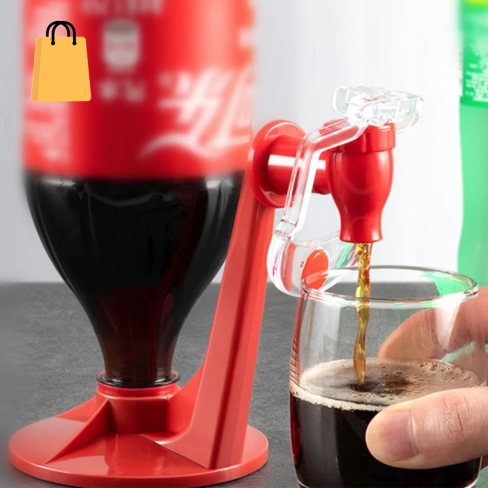Lemonade Soda Dispenser Bottle Coke Inverted Carbonated Beverage Upside down Drinking Water Dispense Machine Party Gadget