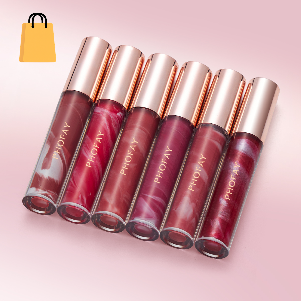 PHOFAY Rose Blooming Hydrating Lip Gloss
