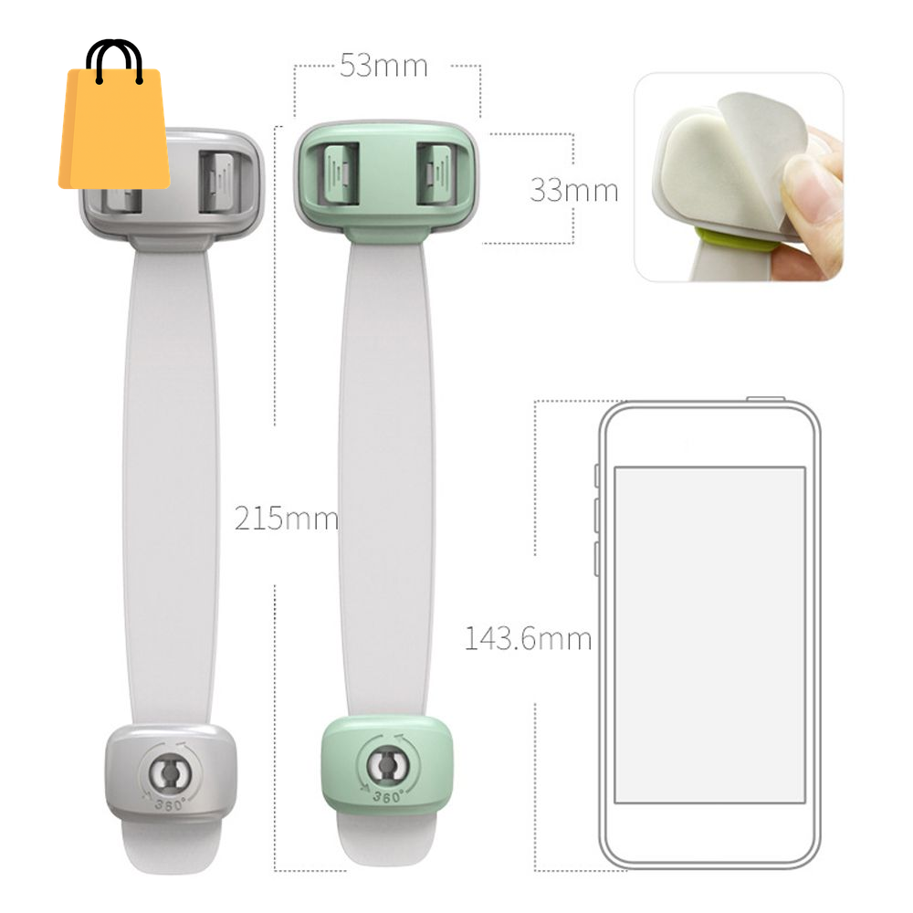 Home Baby Safety Protection Lock Anti-Clip Hand Door Closet Cabinet Locks Fo Fridge Cabinet Drawer Box Safe Lock for Kids No Tools or Drilling Child Safety Cabinet Proofing Cabinet Drawer Door Latches