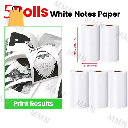 MINI Print Portable Thermal Printer Photo Pocket Thermal Label Printer 58Mm Printing Wireless Bluetooth Android IOS