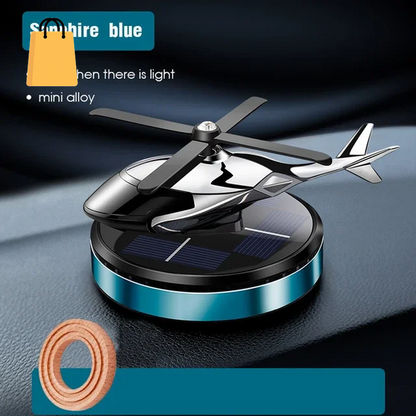 Helicopter Styling Solar Car Air Freshenerdecorative Aromatherapy Car Interior Accessories Propeller Rotary Perfume Diffuser