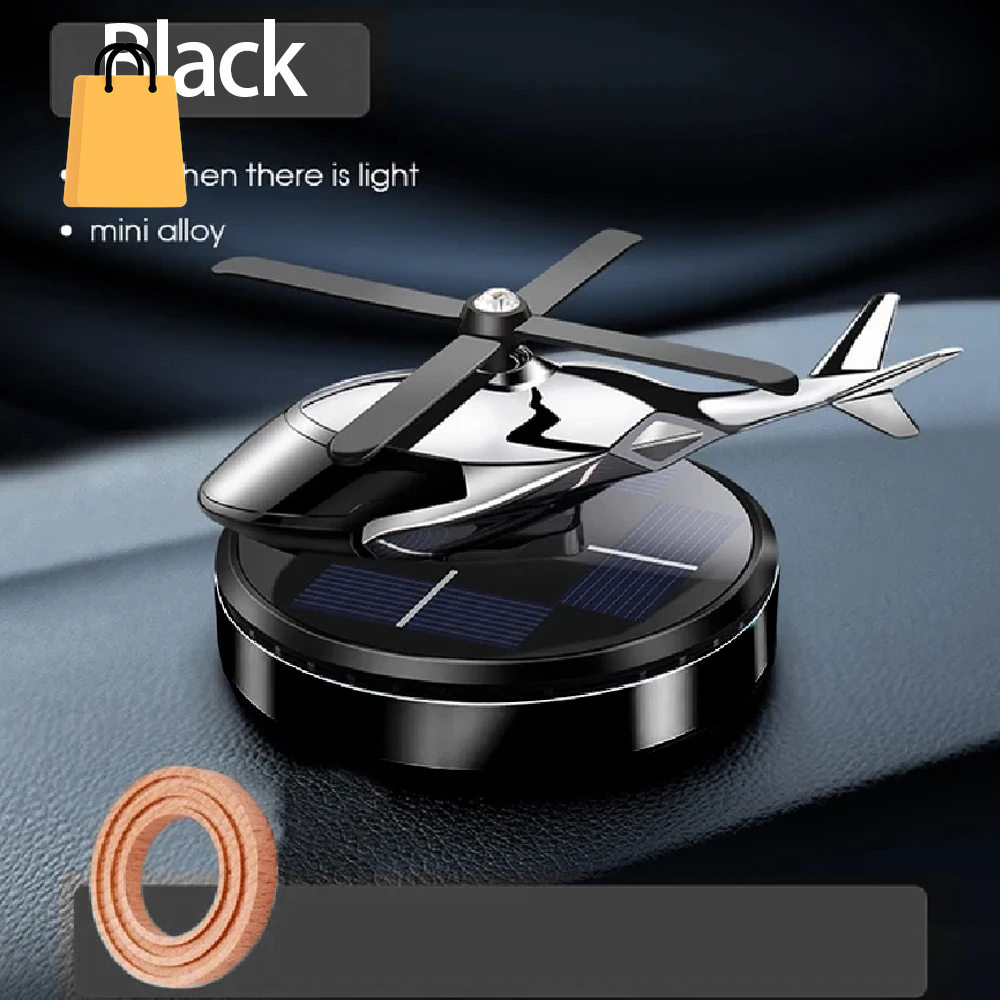 Helicopter Styling Solar Car Air Freshenerdecorative Aromatherapy Car Interior Accessories Propeller Rotary Perfume Diffuser