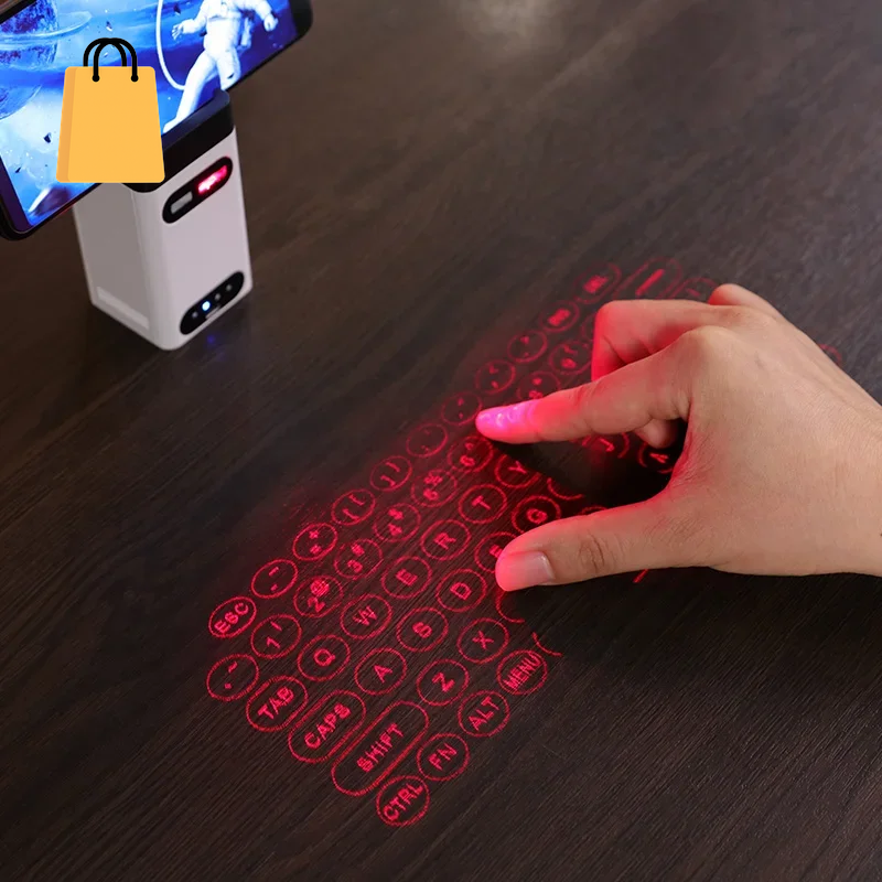 Virtual Laser Keyboard Bluetooth Wireless Touch Projector Phone Keyboards for Computer Iphone Pad Laptop with Mouse Function