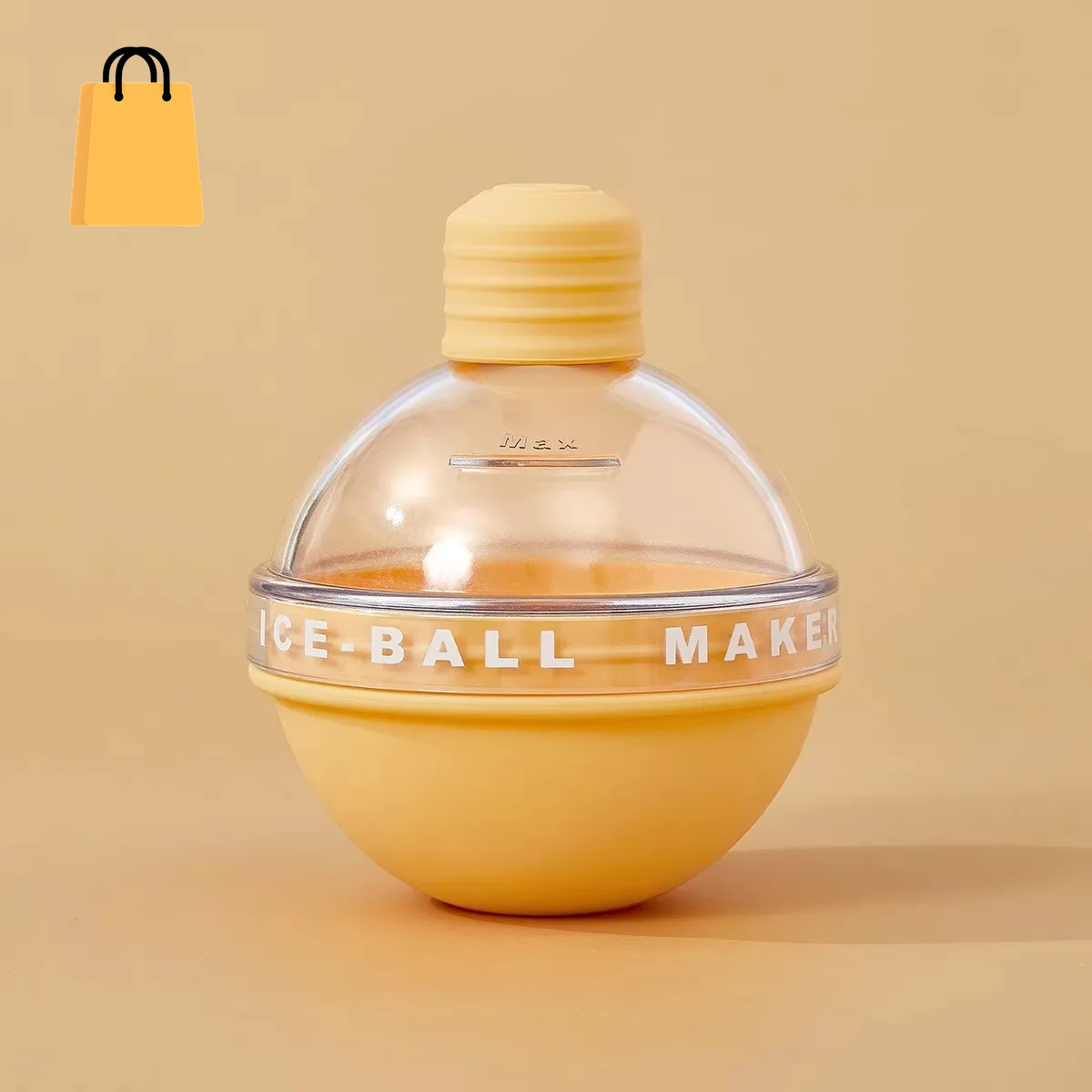 4Pcs Ice Cube Mold round Ice Hockey Premium Silicone Ice Sphere Molds Seamless 2.5In Ice Balls Kitchen Must-Have for Chilled