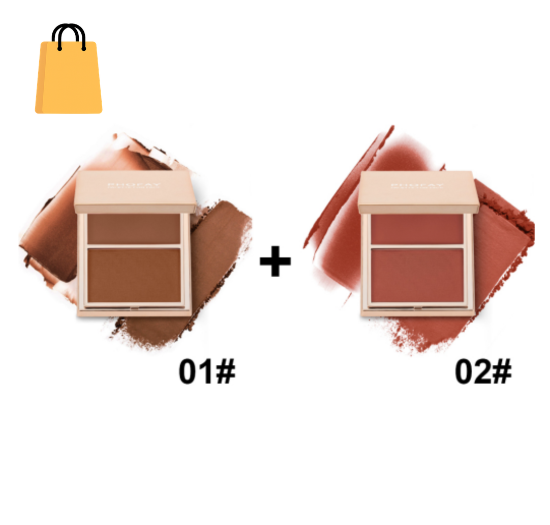 PHOFAY Double-Take Cream & Powder Blush Duo