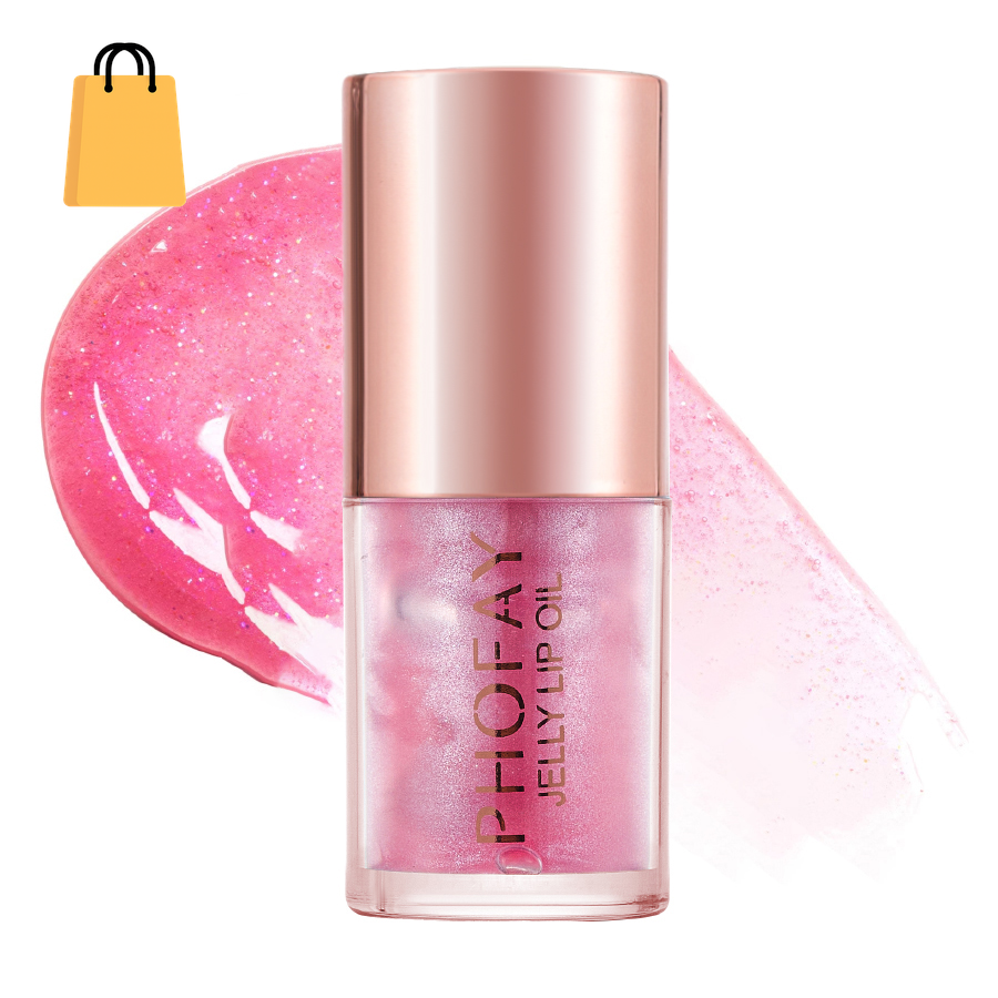 PHOFAY Hydrating Jelly Lip Oil for Luscious, Glossy Lips