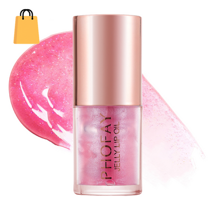PHOFAY Hydrating Jelly Lip Oil for Luscious, Glossy Lips