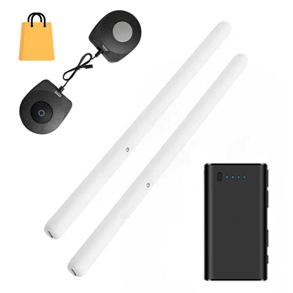 Aeroband-Pocketdrum 2 MAX Electronic Drum Set, Drum Sticks, Foot Pedals, Bluetooth Adapter, Play Drum Anywhere Anytime