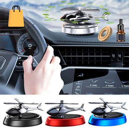Helicopter Styling Solar Car Air Freshenerdecorative Aromatherapy Car Interior Accessories Propeller Rotary Perfume Diffuser