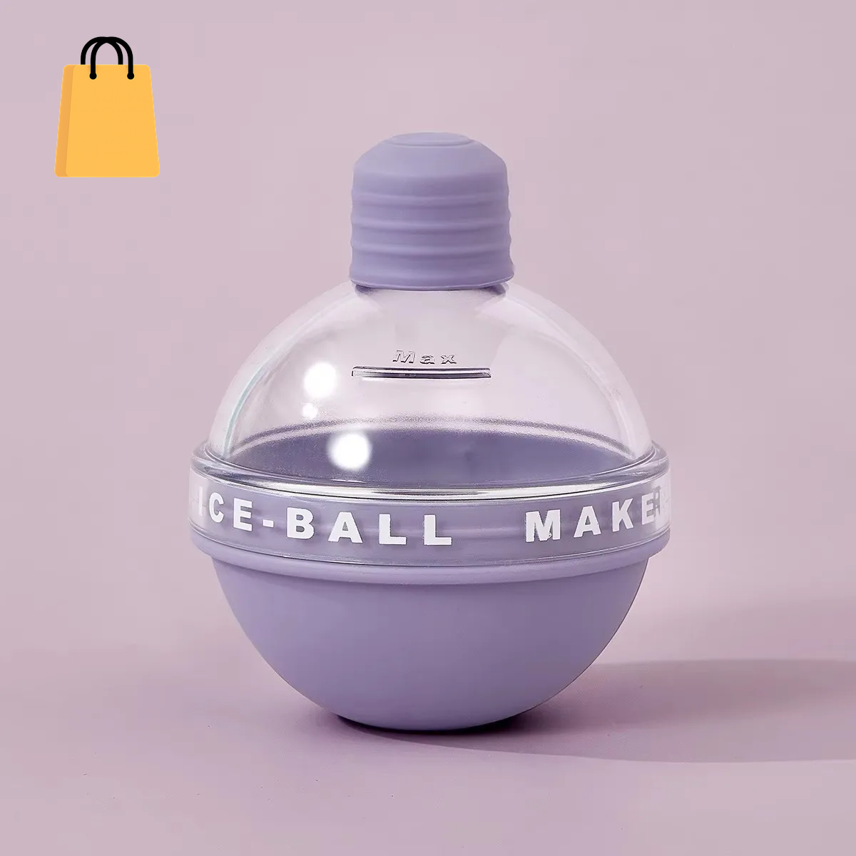 4Pcs Ice Cube Mold round Ice Hockey Premium Silicone Ice Sphere Molds Seamless 2.5In Ice Balls Kitchen Must-Have for Chilled