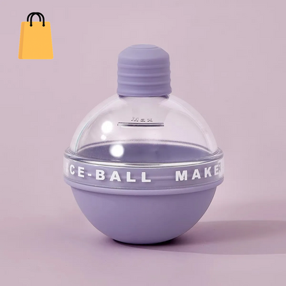 4Pcs Ice Cube Mold round Ice Hockey Premium Silicone Ice Sphere Molds Seamless 2.5In Ice Balls Kitchen Must-Have for Chilled